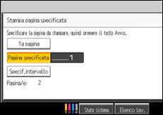 Illustrazione schermata pannello di controllo