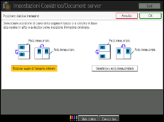 Illustrazione schermata pannello di controllo