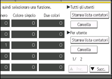Illustrazione schermata pannello di controllo