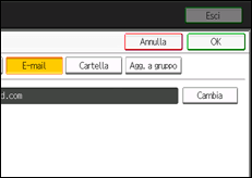 Illustrazione schermata pannello di controllo