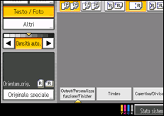 Illustrazione schermata pannello di controllo