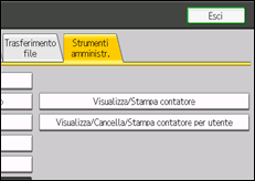 Illustrazione schermata pannello di controllo