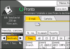 Illustrazione schermata pannello di controllo