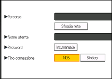 Illustrazione schermata pannello di controllo