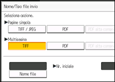 Illustrazione schermata pannello di controllo