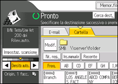 Illustrazione schermata pannello di controllo