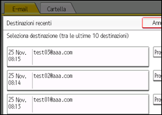 Illustrazione schermata pannello di controllo