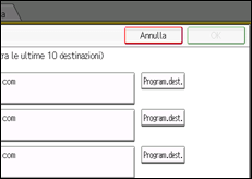 Illustrazione schermata pannello di controllo