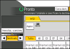 Illustrazione schermata pannello di controllo