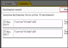 Illustrazione schermata pannello di controllo