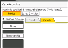 Illustrazione schermata pannello di controllo