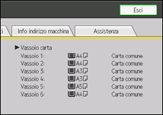 Illustrazione schermata pannello di controllo