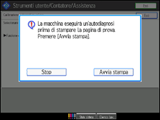 Illustrazione schermata pannello di controllo