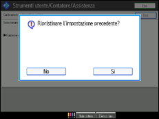 Illustrazione schermata pannello di controllo
