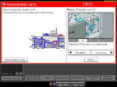 Illustrazione schermata pannello di controllo