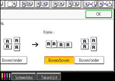 Schermafbeelding bedieningspaneel