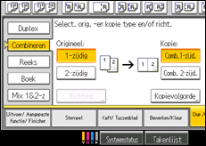 Schermafbeelding bedieningspaneel