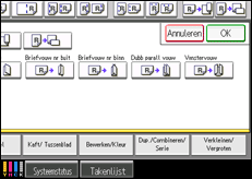 Schermafbeelding bedieningspaneel