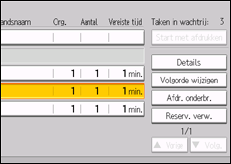 Schermafbeelding bedieningspaneel
