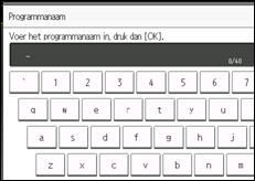 Schermafbeelding bedieningspaneel