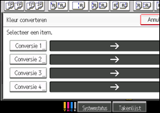 Schermafbeelding bedieningspaneel