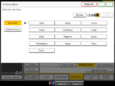 Schermafbeelding bedieningspaneel