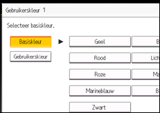Schermafbeelding bedieningspaneel