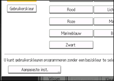 Schermafbeelding bedieningspaneel