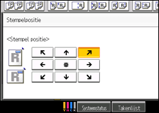 Schermafbeelding bedieningspaneel