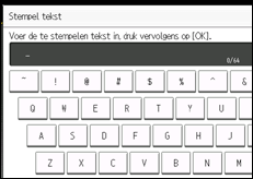Schermafbeelding bedieningspaneel