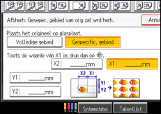 Schermafbeelding bedieningspaneel