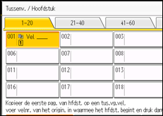 Schermafbeelding bedieningspaneel
