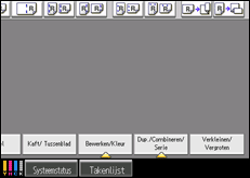 Schermafbeelding bedieningspaneel
