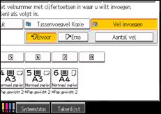 Schermafbeelding bedieningspaneel