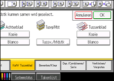 Schermafbeelding bedieningspaneel