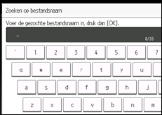 Schermafbeelding bedieningspaneel