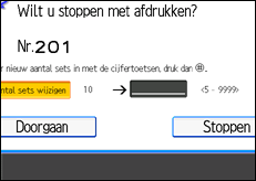 Schermafbeelding bedieningspaneel