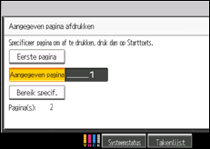 Schermafbeelding bedieningspaneel