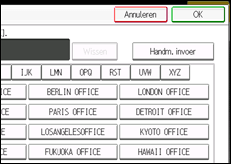 Schermafbeelding bedieningspaneel