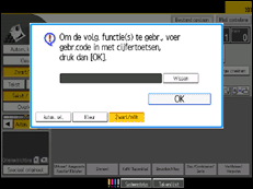 Schermafbeelding bedieningspaneel