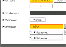 Schermafbeelding bedieningspaneel