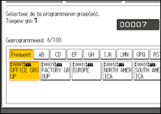 Schermafbeelding bedieningspaneel