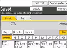 Schermafbeelding bedieningspaneel