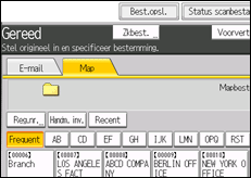 Schermafbeelding bedieningspaneel
