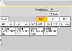 Schermafbeelding bedieningspaneel