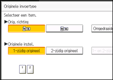 Schermafbeelding bedieningspaneel