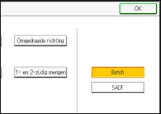 Schermafbeelding bedieningspaneel