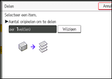 Schermafbeelding bedieningspaneel