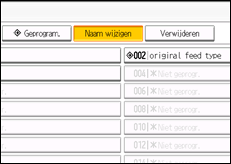 Schermafbeelding bedieningspaneel