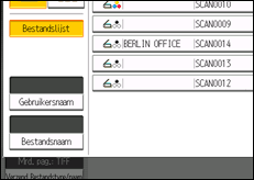 Schermafbeelding bedieningspaneel